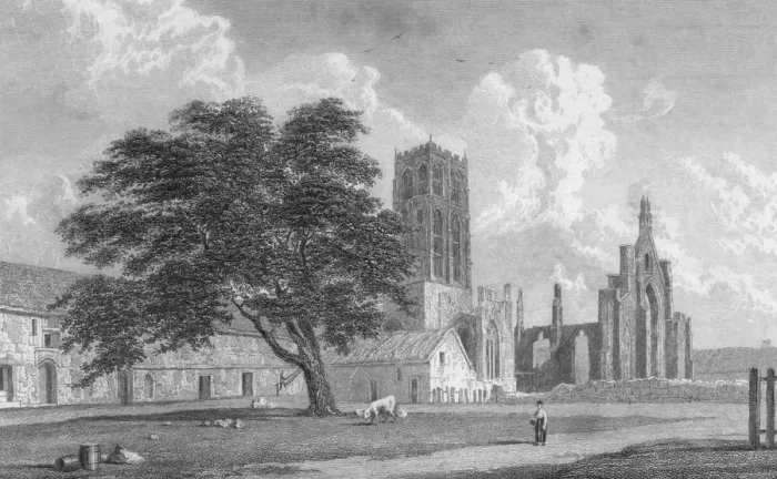 Framed Print : Howden, Yorkshire, circa 1800. Engraved by E Framed Print : Howden, Yorkshire, circa 1800. Engraved by E