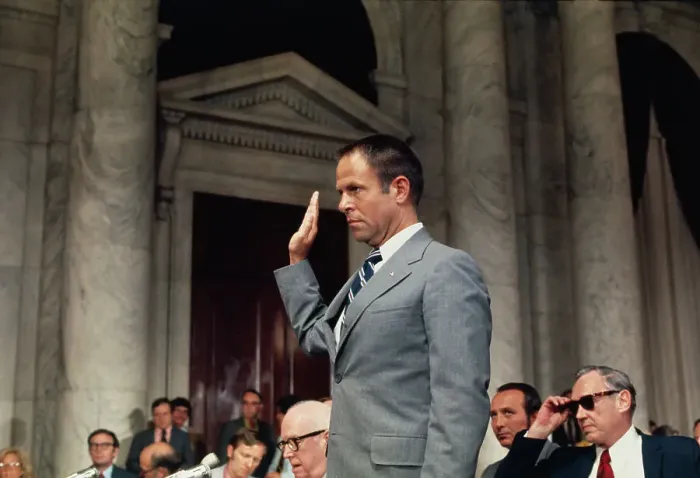 Framed Print : H.R. Haldeman Taking Oath Framed Print : H.R. Haldeman Taking Oath