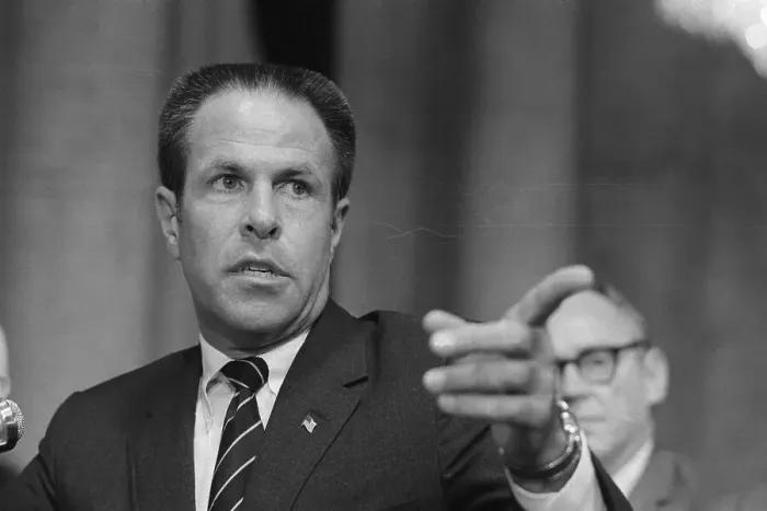 Framed Print : H.R. Haldeman Testifying Framed Print : H.R. Haldeman Testifying