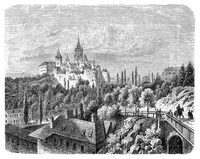 Framed Print : Hradcany, imperial palace of Prague Framed Print : Hradcany, imperial palace of Prague
