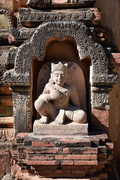 Hti Lo Min Lo sculpture Bagan Buddhist Temple Unesco Myanmar