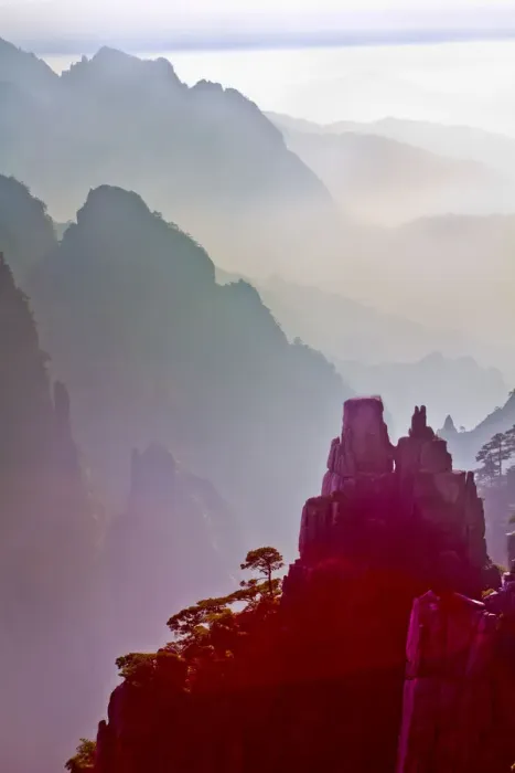 Framed Print : Huangshan, The area is well known for its scenery Framed Print : Huangshan, The area is well known for its scenery
