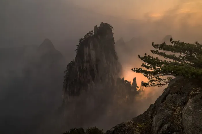 Framed Print : Huangshan Mountain Framed Print : Huangshan Mountain
