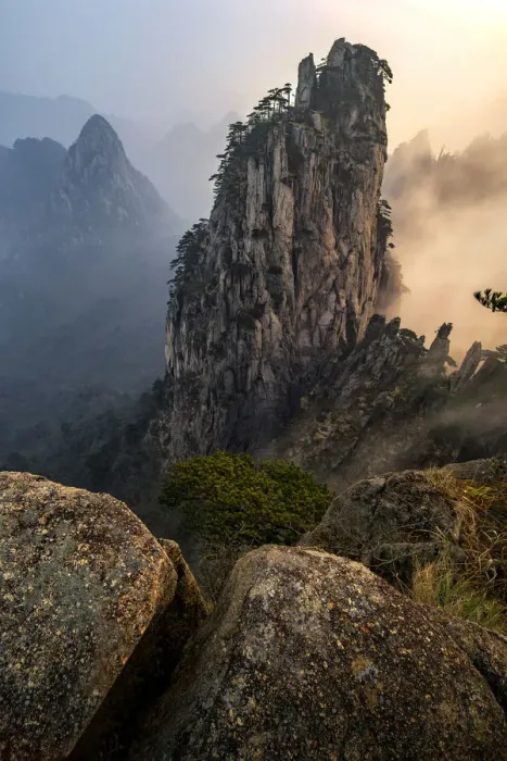 Framed Print : Huangshan Mountain Framed Print : Huangshan Mountain
