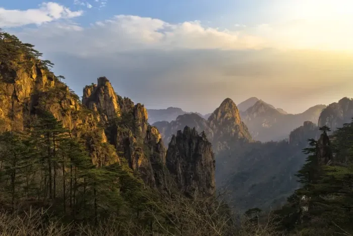 Framed Print : Huangshan Mountain