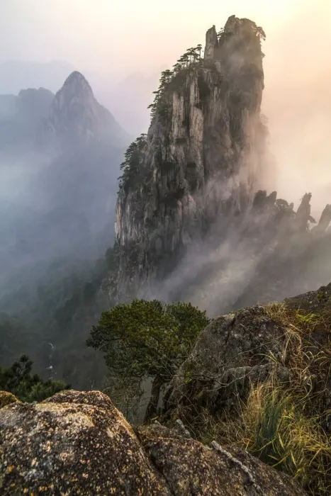 Framed Print : Huangshan Mountain Framed Print : Huangshan Mountain