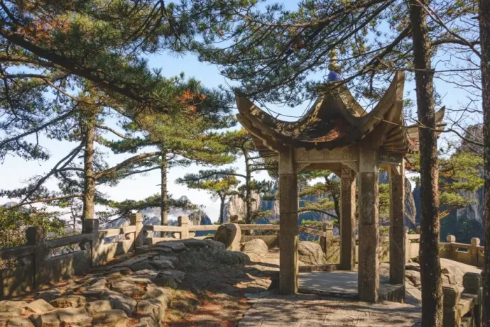 Framed Print : Huangshan shrine Framed Print : Huangshan shrine