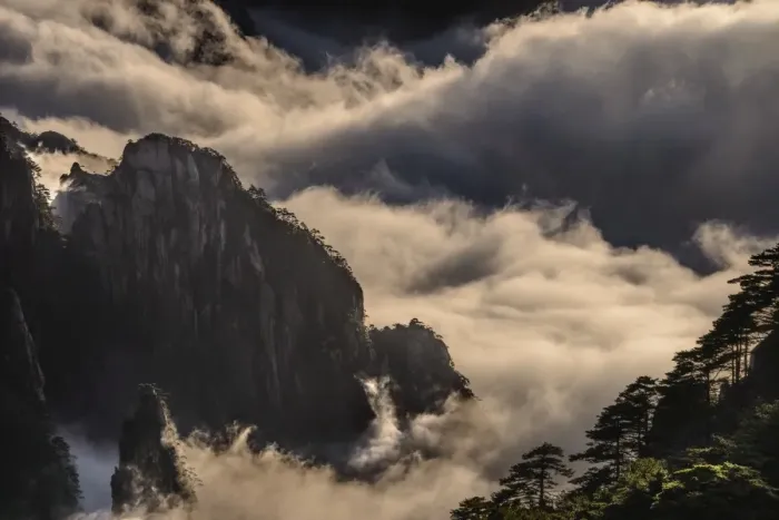 Framed Print : Huangshan Tsunami Framed Print : Huangshan Tsunami