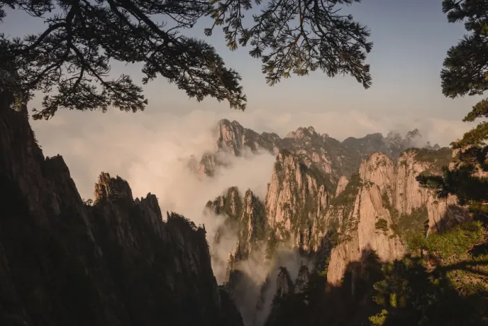 Framed Print : Huangshan view Framed Print : Huangshan view
