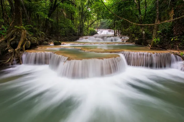 Framed Print : Huay Mae Kamin waterfall Framed Print : Huay Mae Kamin waterfall