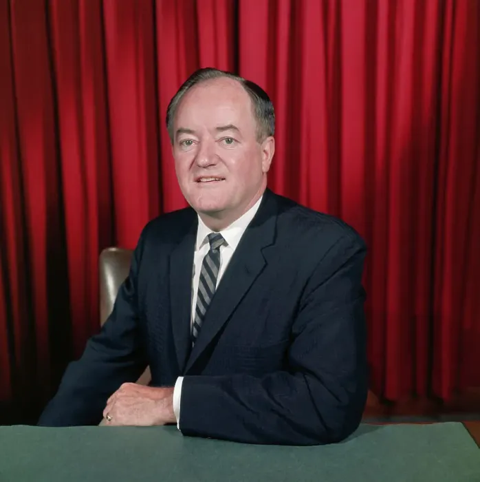 Framed Print : Hubert Humphrey Framed Print : Hubert Humphrey