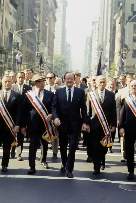 Framed Print : Hubert Humphrey In Labor Day Parade Framed Print : Hubert Humphrey In Labor Day Parade