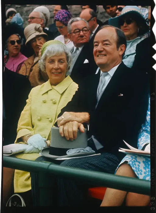 Framed Print : Hubert and Muriel Humphrey Framed Print : Hubert and Muriel Humphrey