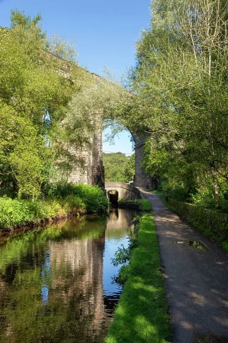 Framed Print : The Huddersfield Narrow Canal near Uppermill, Oldham, Greater Manchester Framed Print : The Huddersfield Narrow Canal near Uppermill, Oldham, Greater Manchester