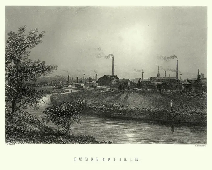 Framed Print : Huddersfield, West Yorkshire, 19th Century Framed Print : Huddersfield, West Yorkshire, 19th Century