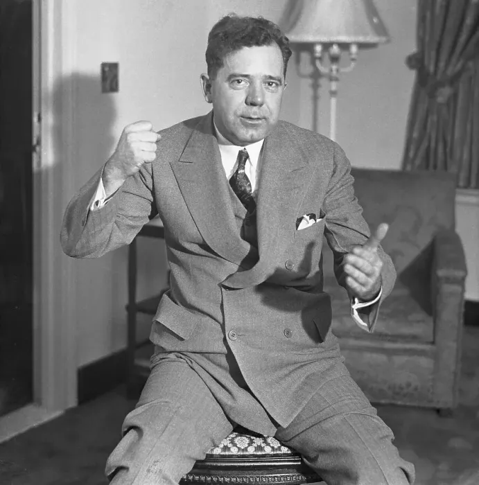 Framed Print : Huey Long Giving Thumbs-Up