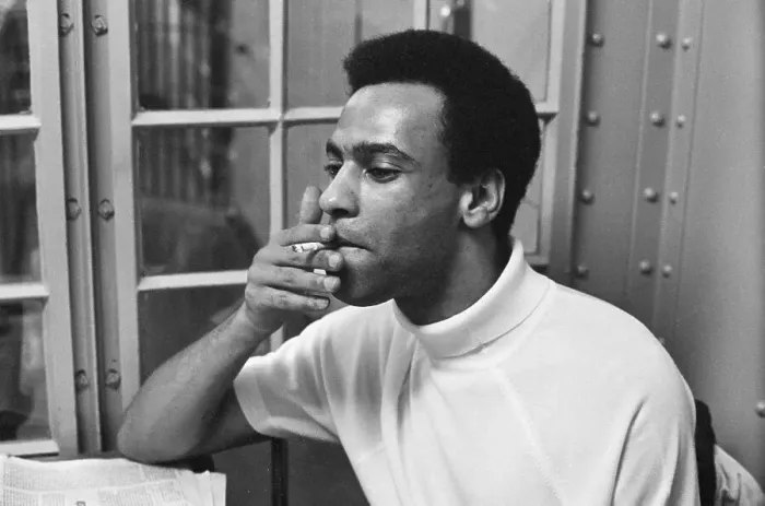 Framed Print : Huey Newton Smokes In Holding Cell Framed Print : Huey Newton Smokes In Holding Cell