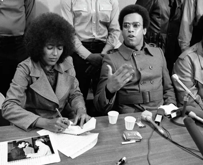 Framed Print : Huey P. Newton Holds Press Conference Framed Print : Huey P. Newton Holds Press Conference
