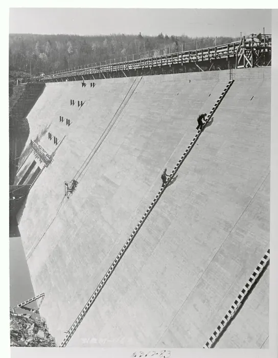 Framed Print : Huge Dam in Madawaska River