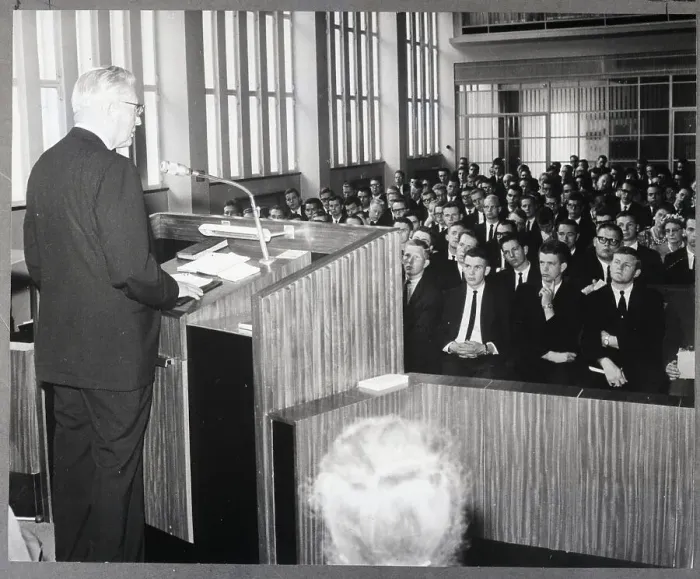 Framed Print : Hugh B. Brown Addressing Church Audience Framed Print : Hugh B. Brown Addressing Church Audience