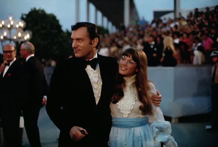 Framed Print : Hugh Hefner and Barbi Benton Attending Oscars Framed Print : Hugh Hefner and Barbi Benton Attending Oscars