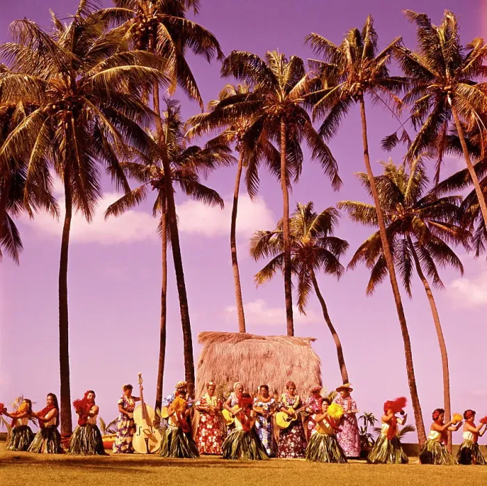 Framed Print : Hula Dancers Dancing Honolulu Hawaii Palm Trees Na Framed Print : Hula Dancers Dancing Honolulu Hawaii Palm Trees Na