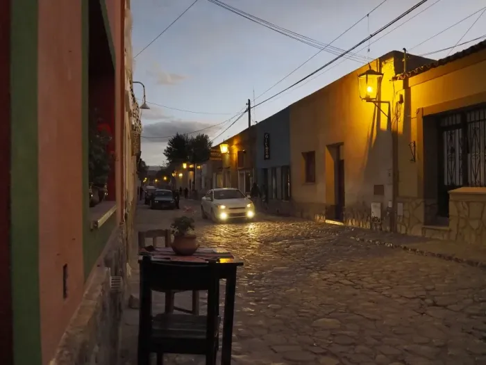 Framed Print : Humahuaca Main Street by night Framed Print : Humahuaca Main Street by night