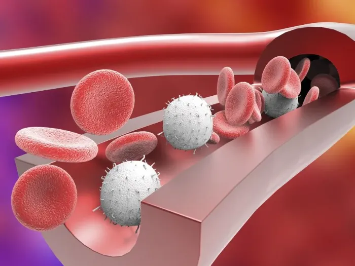 Framed Print : Human artery with blood cells, artwork Framed Print : Human artery with blood cells, artwork