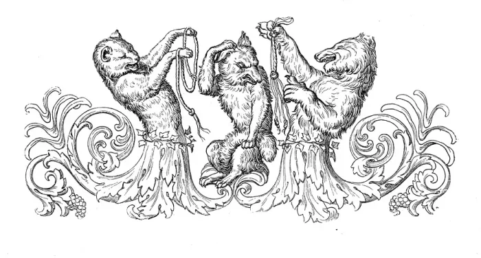 Framed Print : Humanized animals illustrations: Decoration Framed Print : Humanized animals illustrations: Decoration