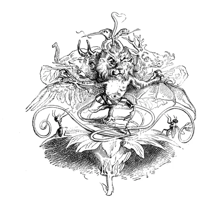 Framed Print : Humanized animals illustrations: Lion Framed Print : Humanized animals illustrations: Lion