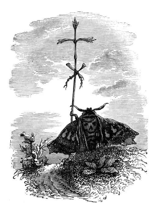 Framed Print : Humanized animals illustrations: Religious moth Framed Print : Humanized animals illustrations: Religious moth
