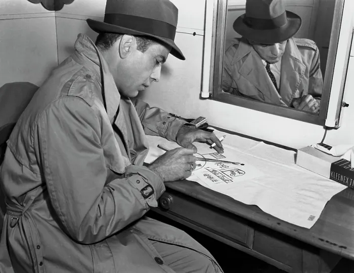 Framed Print : Humphrey Bogart Drawing Framed Print : Humphrey Bogart Drawing