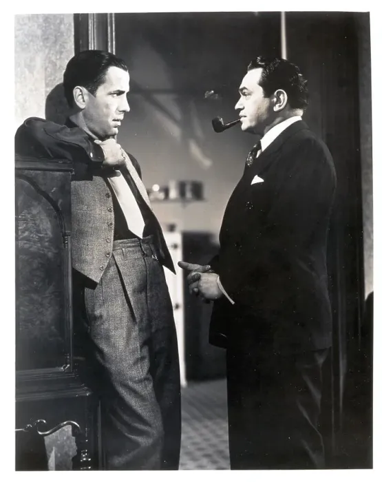 Framed Print : Humphrey Bogart and Edward G. Robinson Framed Print : Humphrey Bogart and Edward G. Robinson