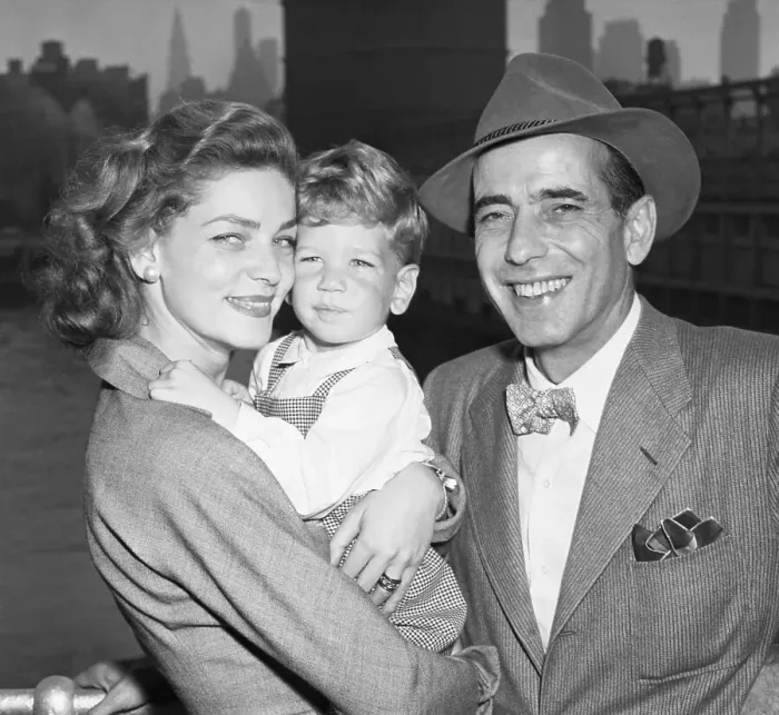 Framed Print : Humphrey Bogart, Lauren Bacall, & Son Stephen Framed Print : Humphrey Bogart, Lauren Bacall, & Son Stephen
