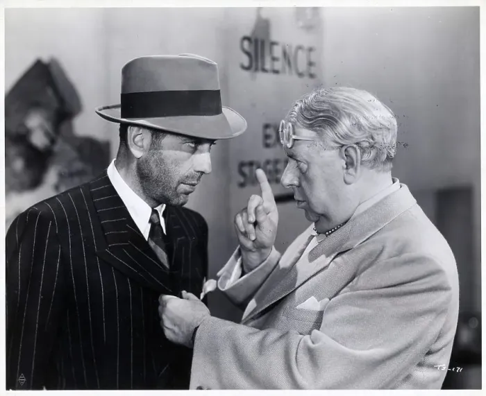 Framed Print : Humphrey Bogart, S.Z. Sakall In Movie Framed Print : Humphrey Bogart, S.Z. Sakall In Movie