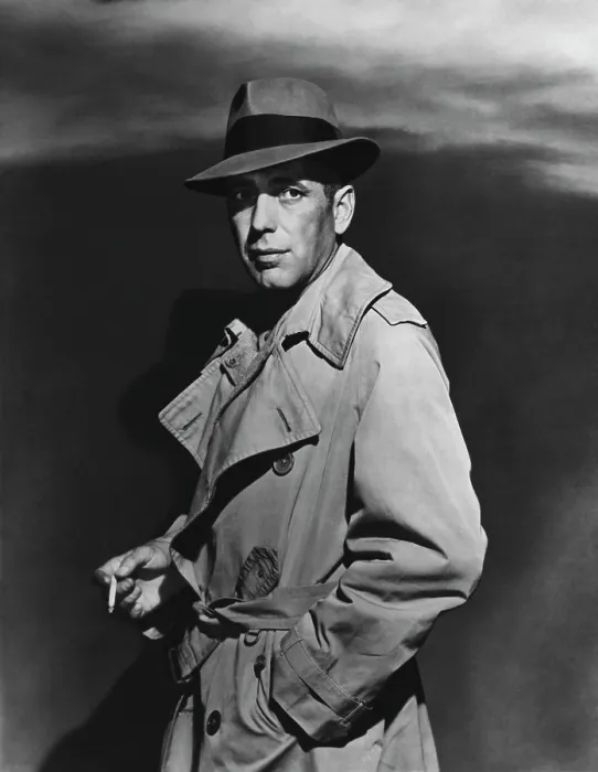 Framed Print : Humphrey Bogart In A Trenchcoat Framed Print : Humphrey Bogart In A Trenchcoat
