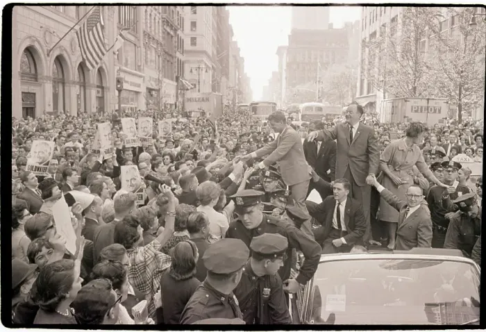 Framed Print : Humphrey and Kennedy Campaigning Framed Print : Humphrey and Kennedy Campaigning