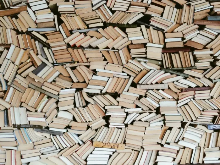 Framed Print : Hundreds of books in chaotic order Framed Print : Hundreds of books in chaotic order