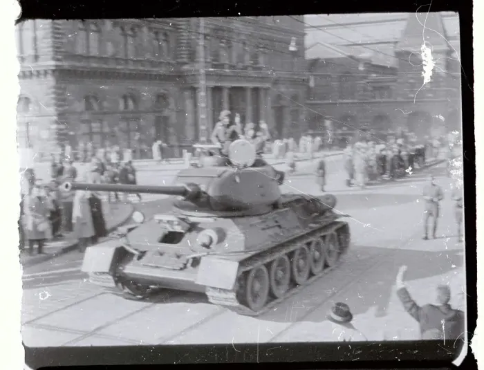 Framed Print : Hungarian Army Waving to Passersby Framed Print : Hungarian Army Waving to Passersby