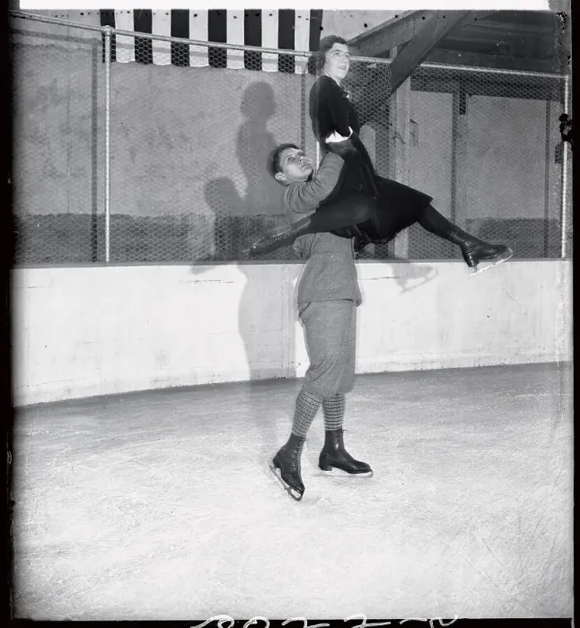 Framed Print : Hungarian Olympic Figure Skating Team Practicing Framed Print : Hungarian Olympic Figure Skating Team Practicing