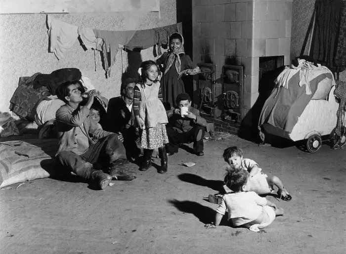 Framed Print : Hungarian Refugees Framed Print : Hungarian Refugees