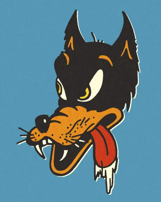 Framed Print : Hungry Wolf