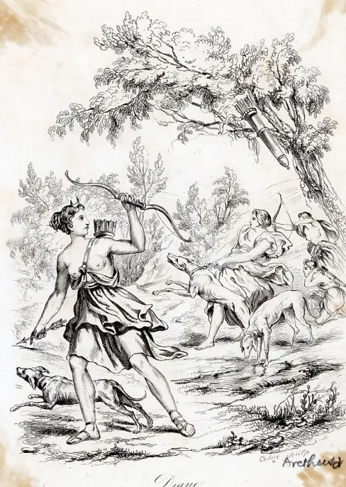 Framed Print : The Hunt Of Diana