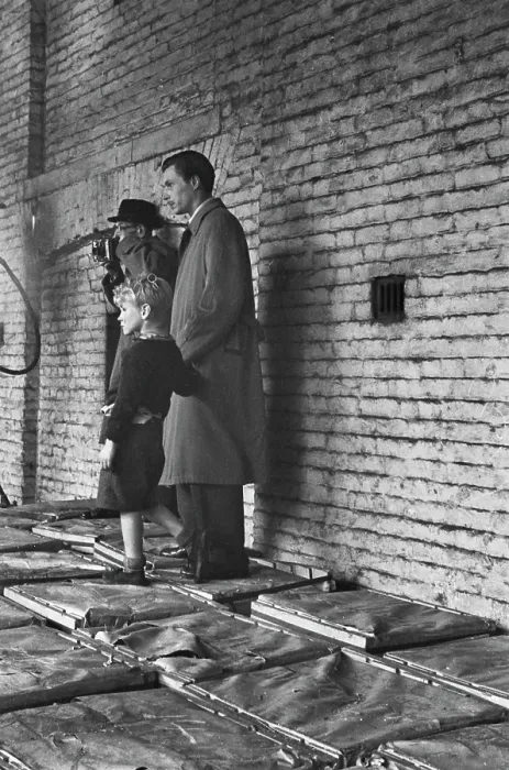 Framed Print : Hunted. Scottish child actor Jon Whiteley during production of Charles Crichton's drama Framed Print : Hunted. Scottish child actor Jon Whiteley during production of Charles Crichton's drama