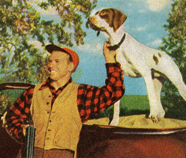 Hunter and His Hunting Dog