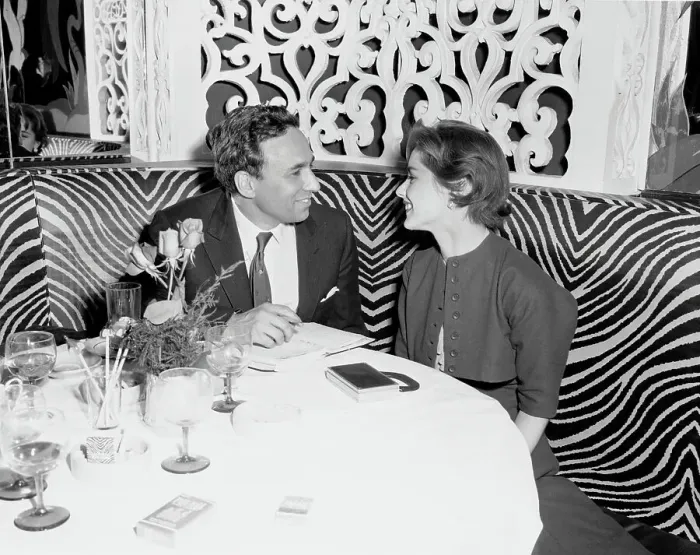 Framed Print : Huntington Hartford and His Wife Marjorie Steel at Table