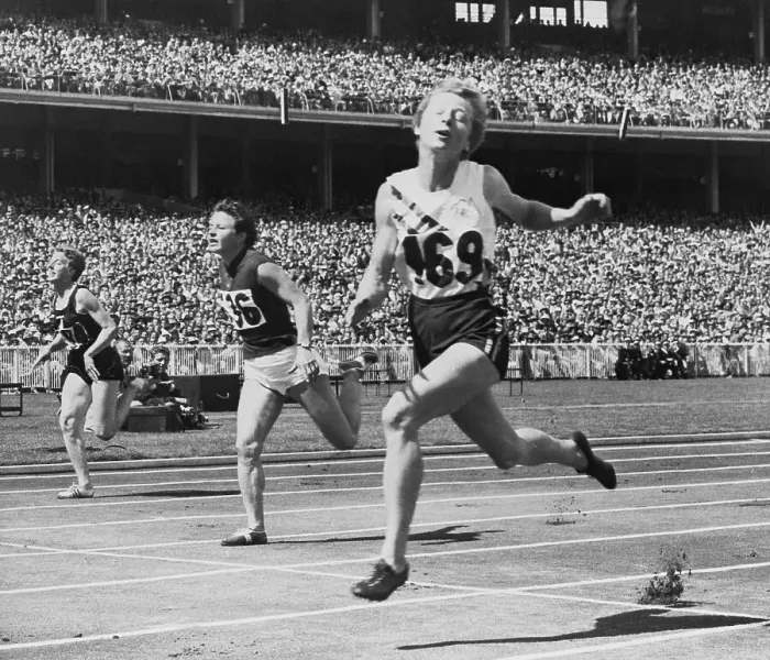 Framed Print : Hurdlers Racing to Finish Line Framed Print : Hurdlers Racing to Finish Line