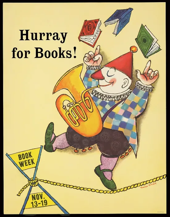 Framed Print : Hurray for books! Framed Print : Hurray for books!