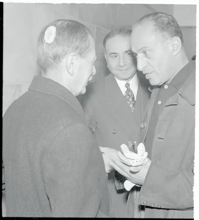 Framed Print : Hussein Ala Talking to Officials Framed Print : Hussein Ala Talking to Officials