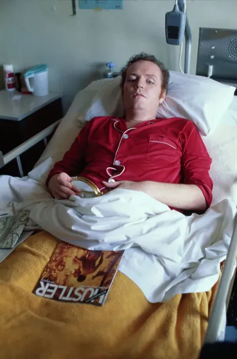 Framed Print : Hustler Founder Larry Flynt in Hospital Framed Print : Hustler Founder Larry Flynt in Hospital